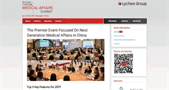 Desktop Screenshot of chinamedicalaffairs.com